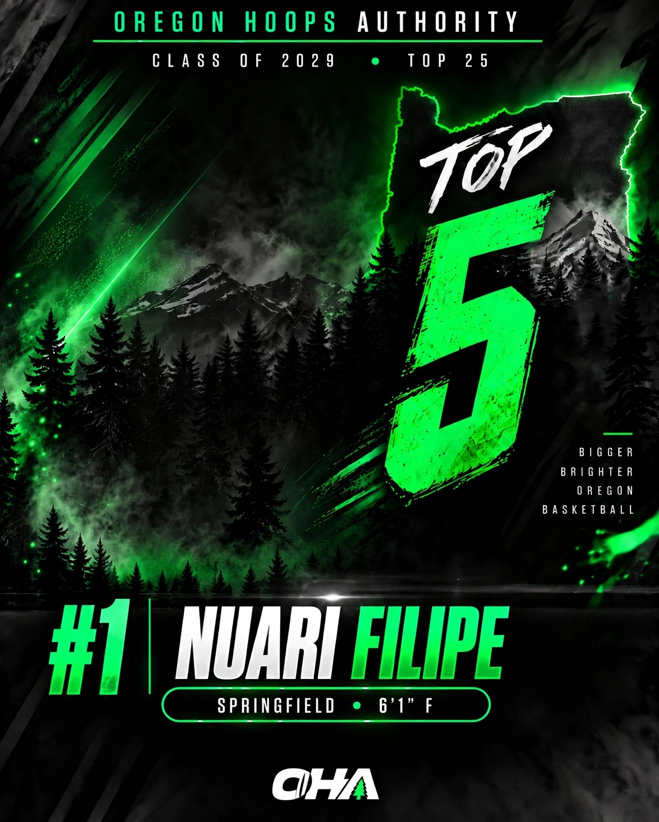 No. 1 Nuari Filipe, Springfield 6'1" F, OHA Class of 2029